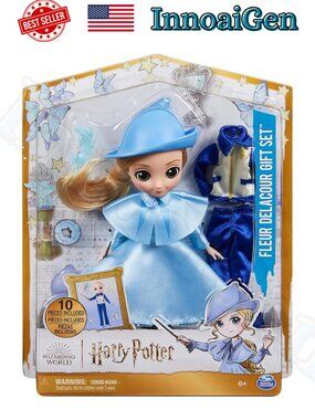 Wizarding World Harry Potter Fleur Delacour 8" Doll Gift Set 10-pc New in Box